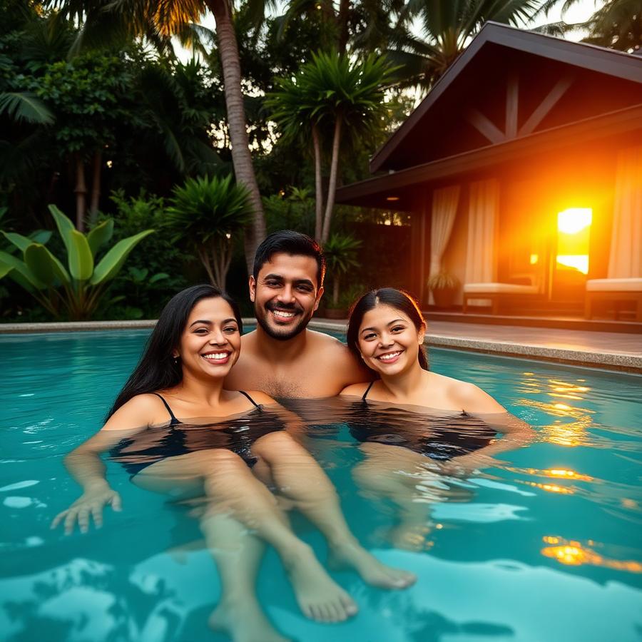 Familia anfitriona de Villa Amazónica